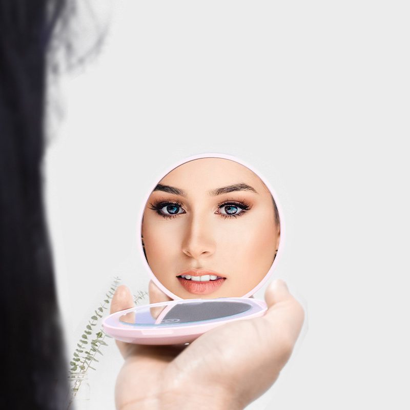 LED reis make-up spiegel