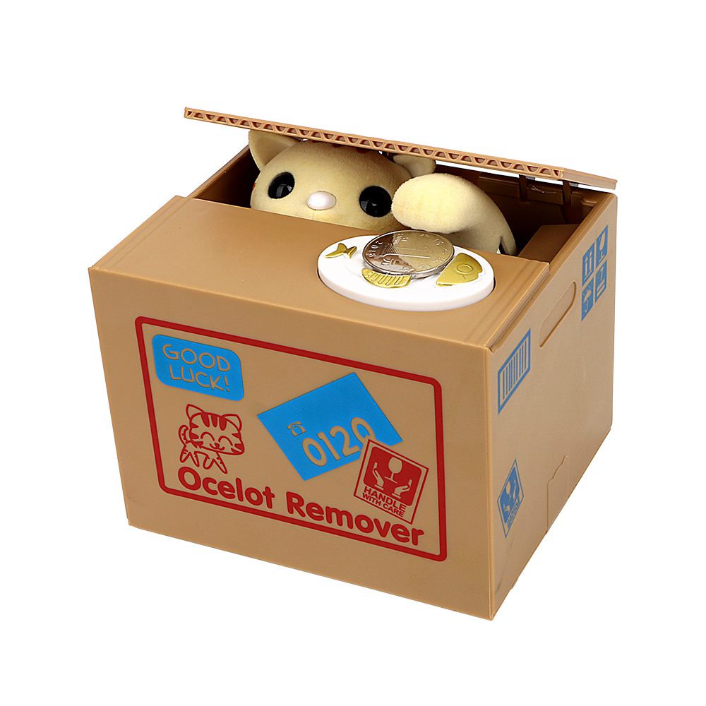 Automated Steal Coin Electronic Money Saving Box