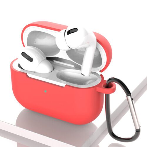 Airpods Pro Silicone Case With Keychain