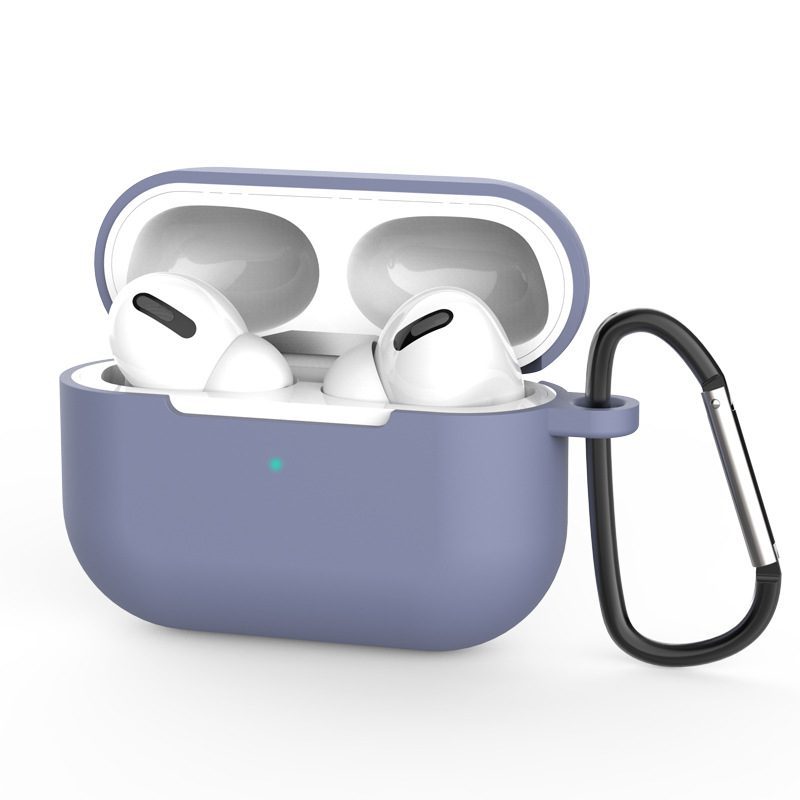 Airpods Pro sílikon hulstur með lyklakippu