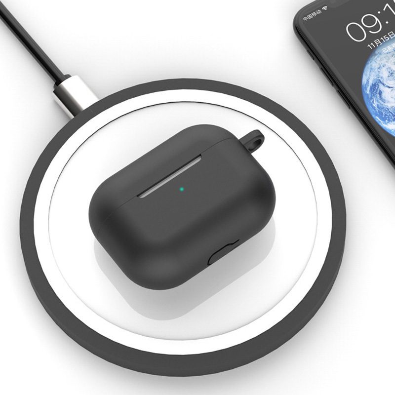 Airpods Pro Silicone Case With Keychain