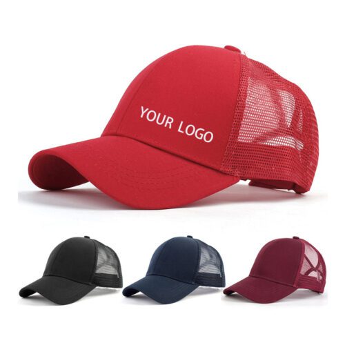 Customized Caps with Mesh