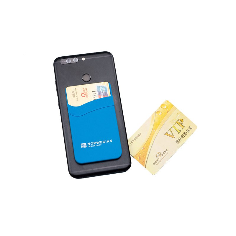 Dvojna silikonska denarnica za pametni telefon