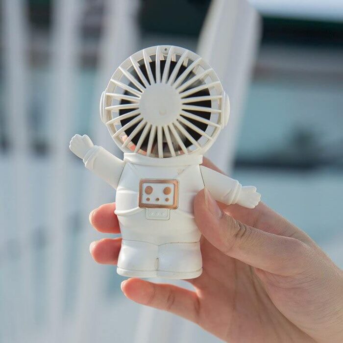 Travel Mini Handheld Astronaut USB-tuuletin