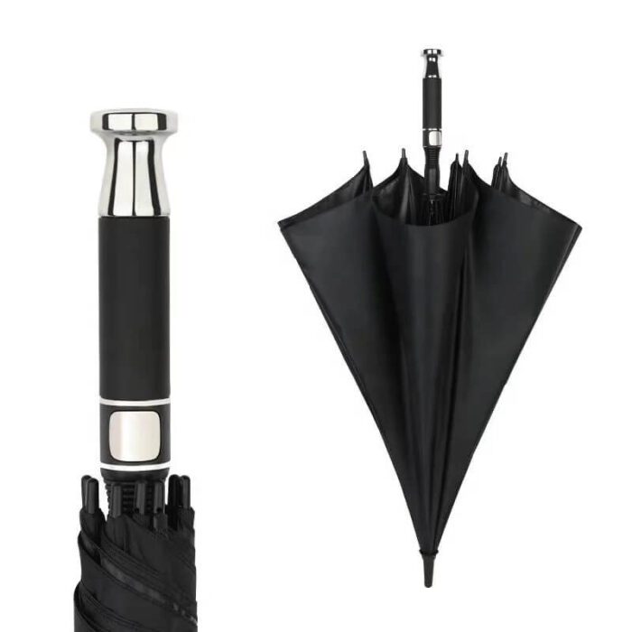 Деловой зонт с прямой ручкой