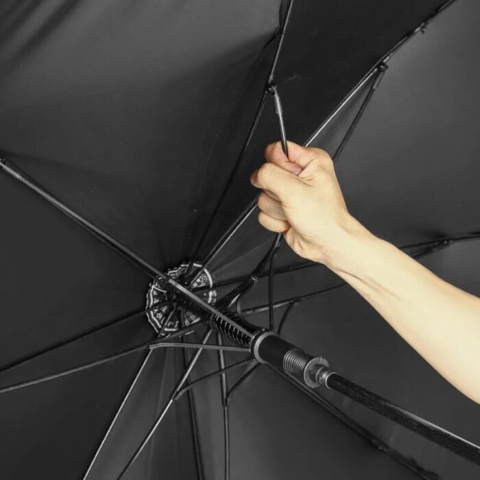 Zakelijke paraplu met recht handvat