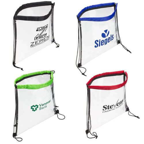 Clear Bag with Drawstring