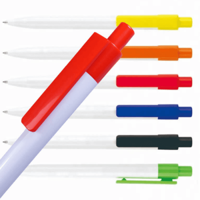 PEN-437-Farget clip kulepenn farget clip kulepenn