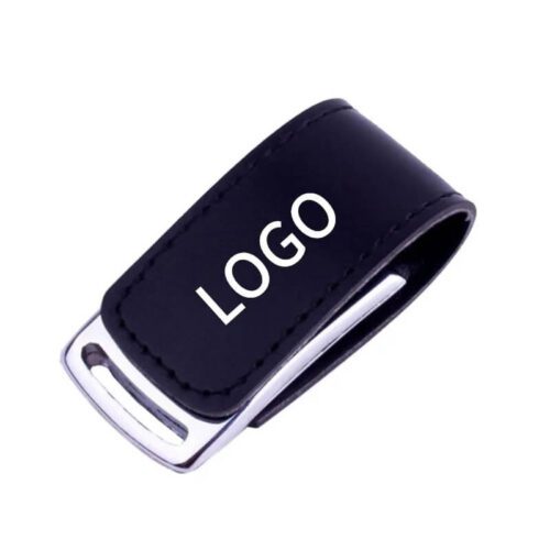 UD-352-Leather Metal USB Driver-皮套金属U盘