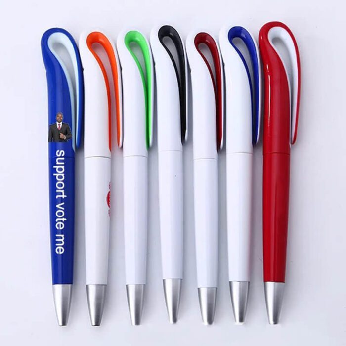 PEN-460-Kolorowy długopis obrotowy z klipsem-kolorowy długopis obrotowy z klipsem