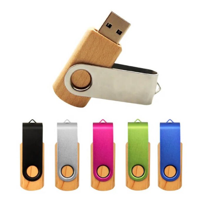 UDT-269-Wooden Swivel USB Driver-Wooden Swivel USB Driver