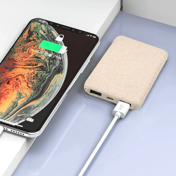 PB-446-Milieuvriendelijke biologisch afbreekbare powerbank-Milieuvriendelijke biologisch afbreekbare powerbank