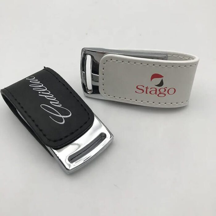 UD-352-Leather Metal USB Driver-皮套金属U盘