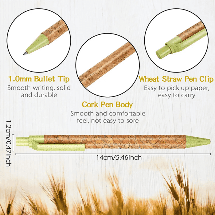 PEN-448-Eco-friendly Biodegradable Ballpoint Pen-Eco-friendly Biodegradable Ballpoint Pen