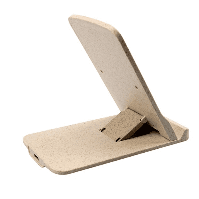 WLC-453-Eco-friendly 2-in-1 Phone Holder 15W Wireless Charger-环保2合1手机支架15W无线充电器