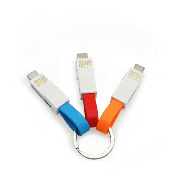 USB-567-3-in-1 Keychain Data Cable-XNUMX-in-XNUMX Keychain Data Cable