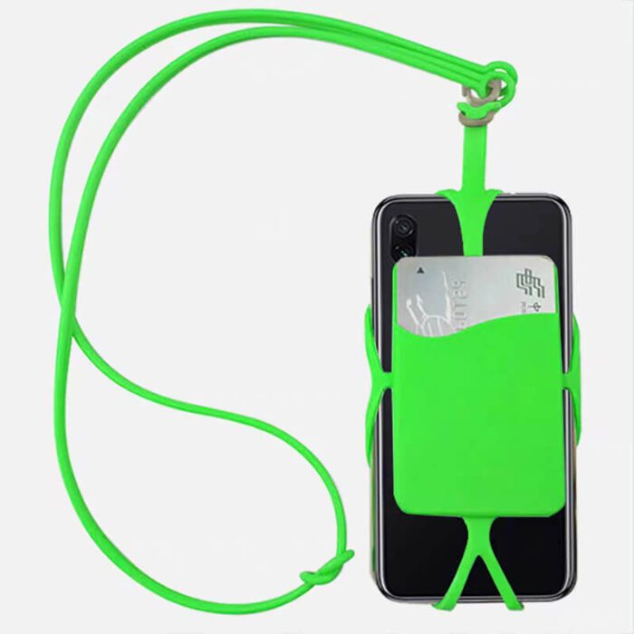 Lanyard-596-Silicone Lanyard Card Holder-硅胶挂绳卡套