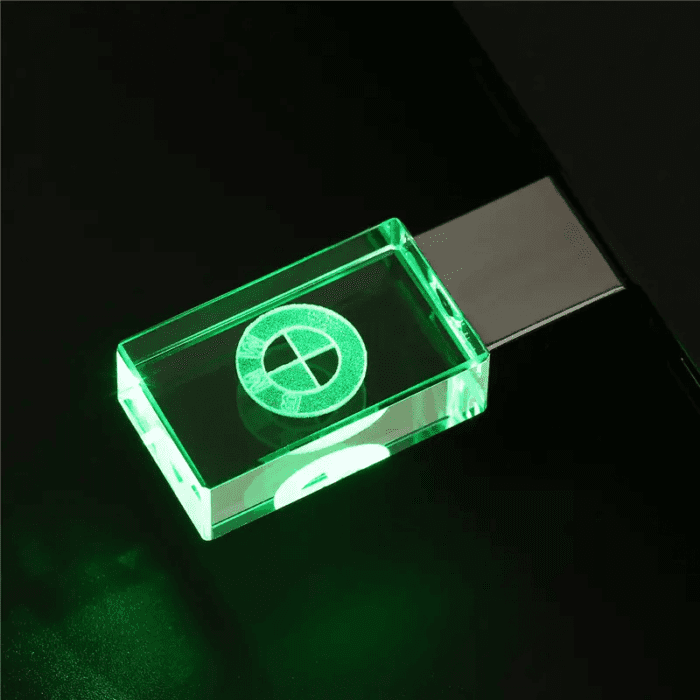 UDJ-3-Crystal USB flash drive-Crystal flash drive