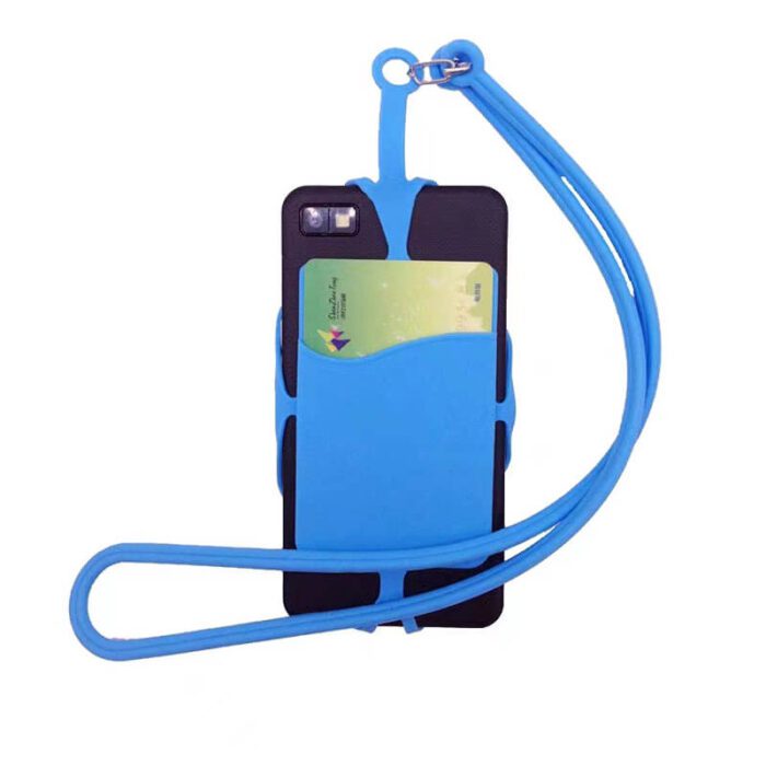 Lanyard-596-Silicone Lanyard Card Holder-硅胶挂绳卡套