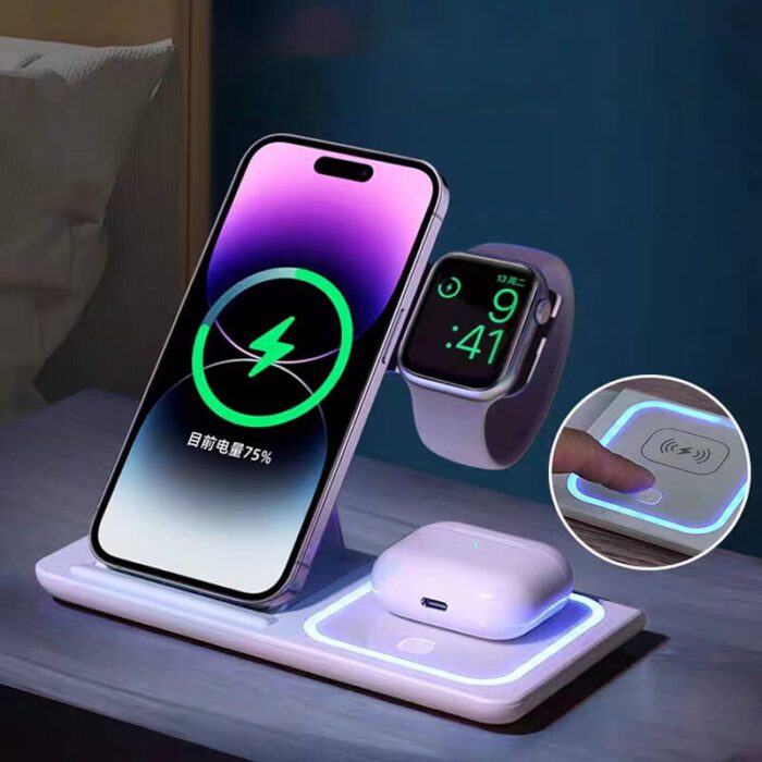 3-in-1 Wireless Charging Pad-3-in-1 Wireless Charging Pad