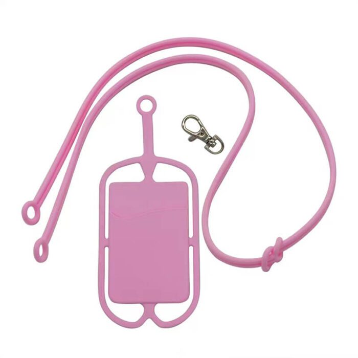 Lanyard-596-Silicone Lanyard Card Holder-硅胶挂绳卡套