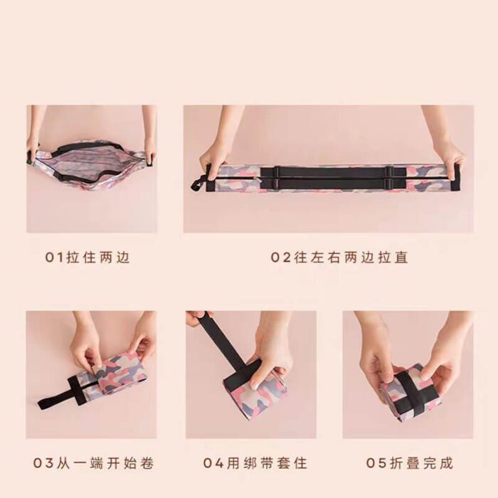 FB-609-收纳袋手提便携风琴折叠购物袋-Organizer Tote Portable Organ Folding Shopping Bag