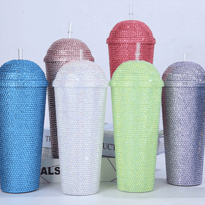 GLASS CORK-钻石旅行水杯-Diamond Travel Mug