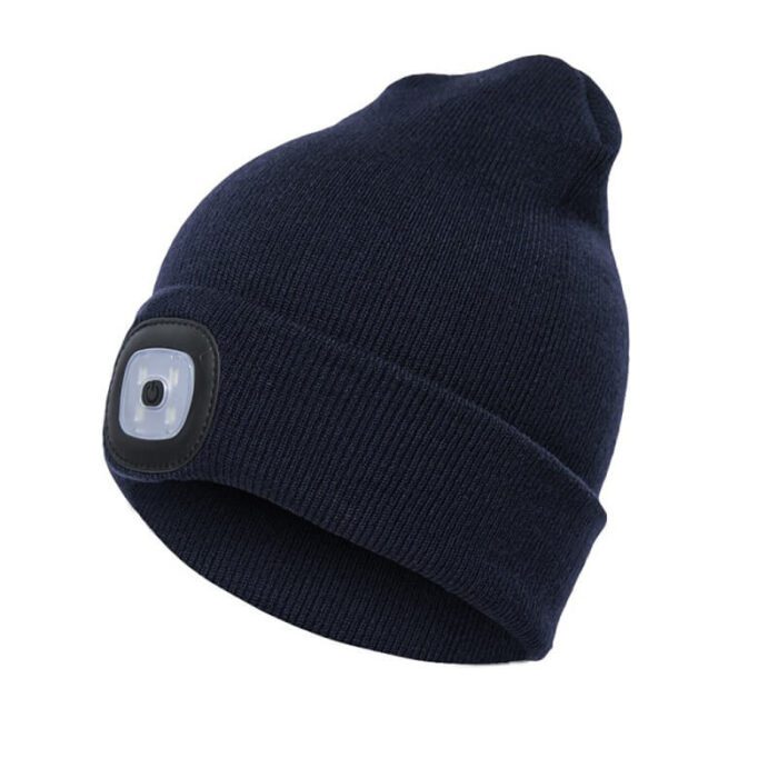 Gorro de punto con luz LED-Gorro de punto con luz LED