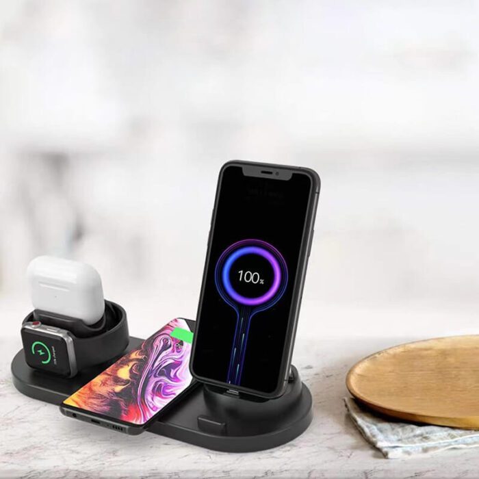 六合一无线快充-6-in-1 Wireless Fast Charger