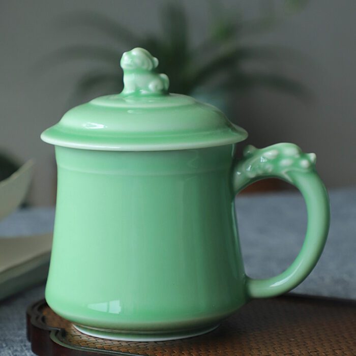 貔貅（pí xiū）青瓷杯-Pixie celadon cups