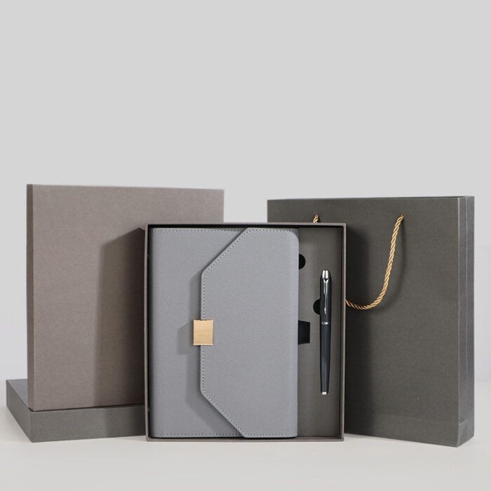 轻奢多功能记事本礼盒套装-Light Luxury Multi-Functional Notepad Gift Set