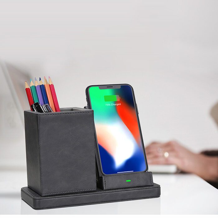 3-in-1 Wireless Rechargeable Pen Holder-XNUMX-in-XNUMX Wireless Rechargeable Pen Holder