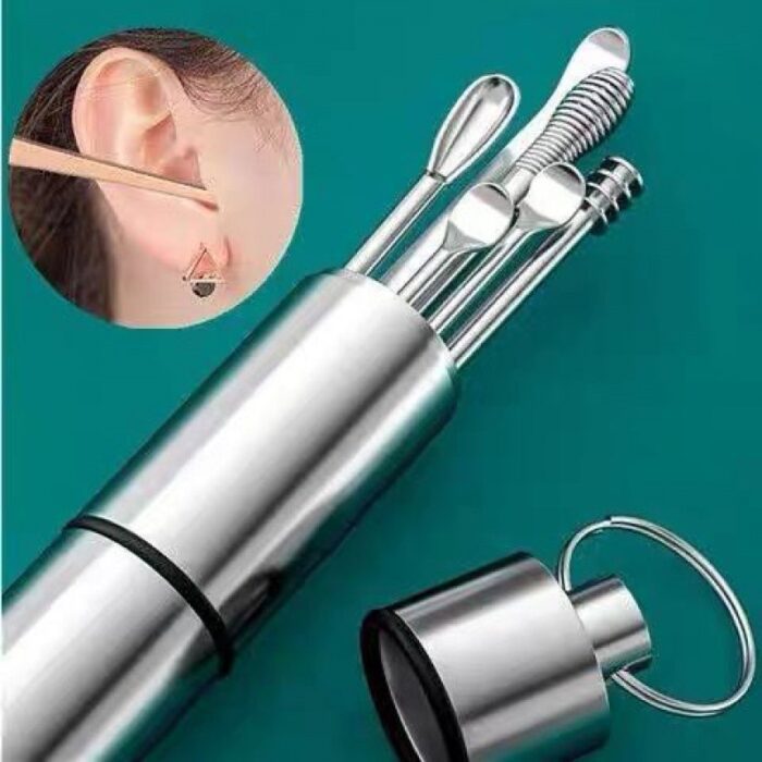 便携耳勺6件套-Portable Ear Spoon Set of 6