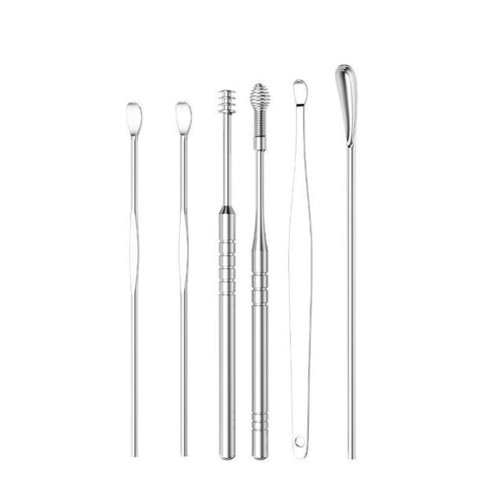 便携耳勺6件套-Portable Ear Spoon Set of 6
