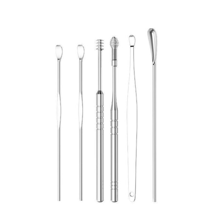 便携耳勺6件套-Portable Ear Spoon Set of 6