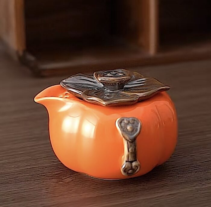 柿柿如意茶具礼盒套装-Persimmon Ruyi Tea Set Gift Set