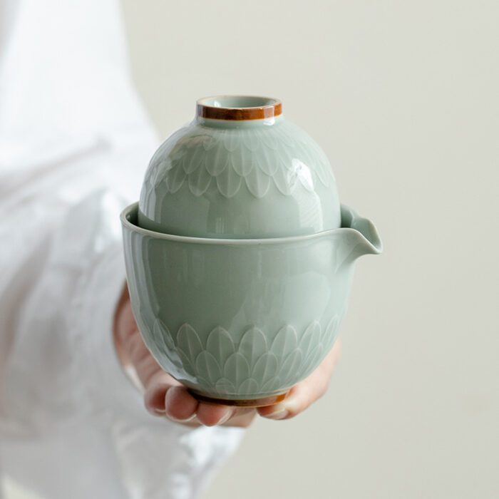 Pārnēsājams Kung Fu tējas krūzīšu komplekts-Pārnēsājams Kung Fu tējas krūzīšu komplekts