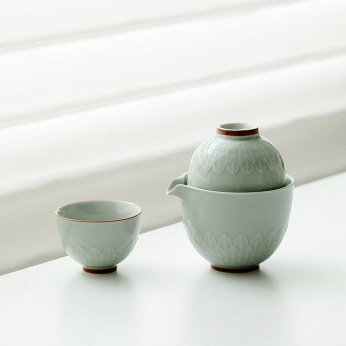 Przenośny zestaw filiżanek do herbaty Kung Fu-przenośny zestaw filiżanek do herbaty Kung Fu