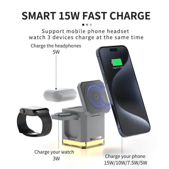 4 in 1 Foldable Wireless Charger