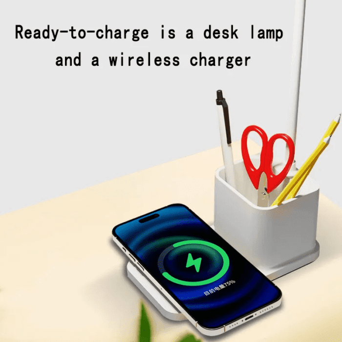 Lamp with Wireless Charger