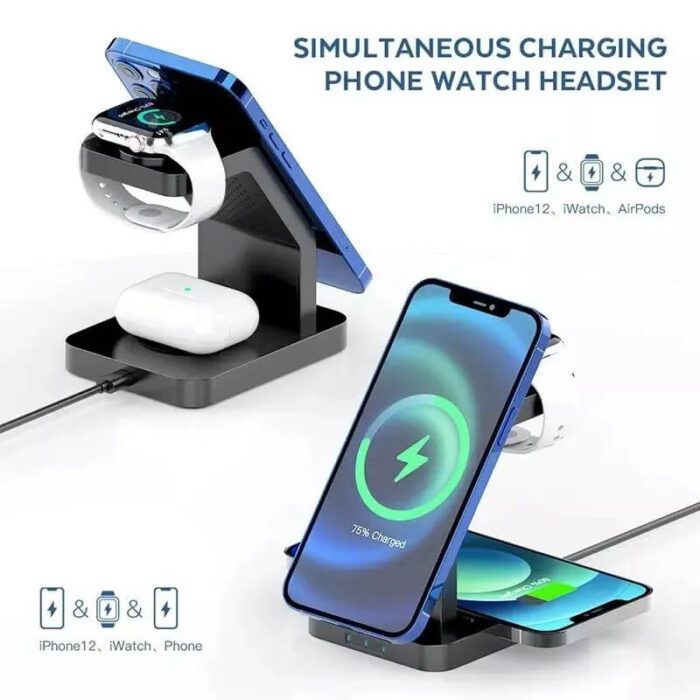 3 in 1 Magnetic Wireless Charger