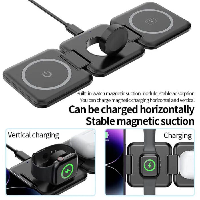 3 in 1 Magnetic Wireless Charger