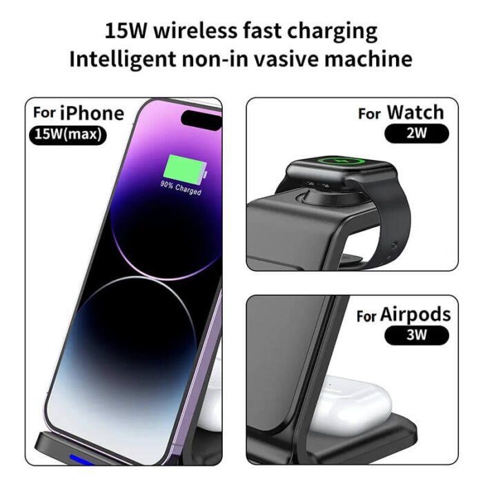 3 in 1 Magnetic Wireless Charger