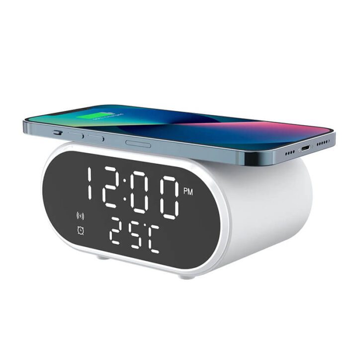 Clock with Wireless Charger