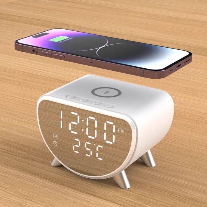Clock with Wireless Charger