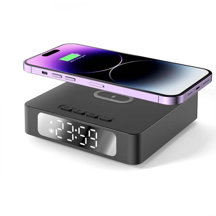 Clock with Wireless Charger