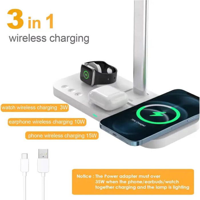 Lamps with Wireless Charger