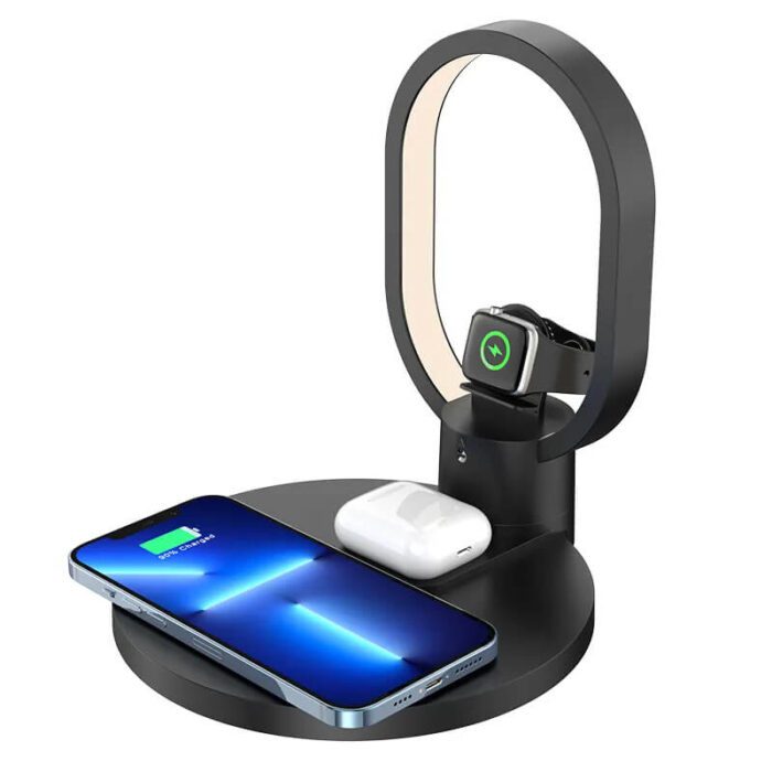 5 in 1 Wireless Charger with Bedside Lamp