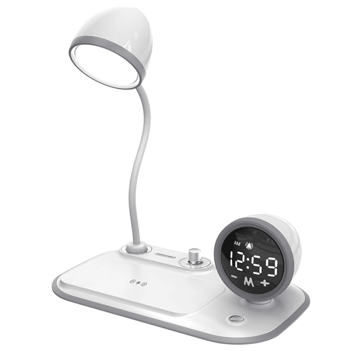 Wireless Charger with Light and Alarm Clock