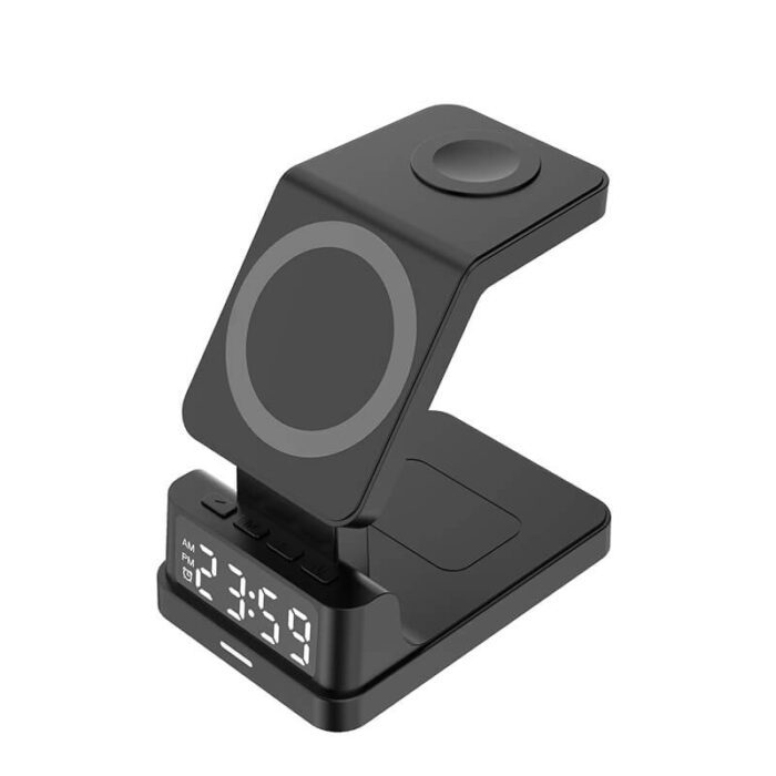 4 in 1 Clock with Wireless Charger